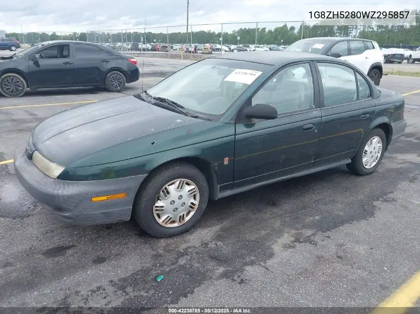 1998 Saturn Sl1 VIN: 1G8ZH5280WZ295857 Lot: 42238789