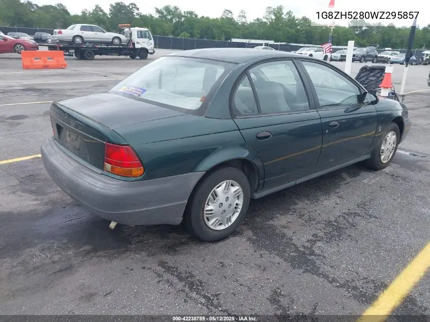 1998 Saturn Sl1 VIN: 1G8ZH5280WZ295857 Lot: 42238789