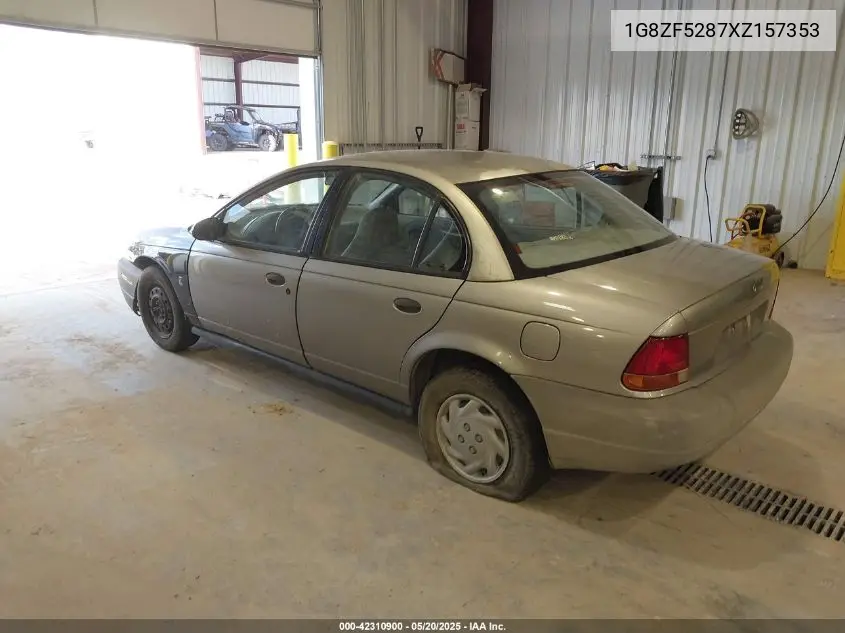 1999 Saturn Sl VIN: 1G8ZF5287XZ157353 Lot: 42310900