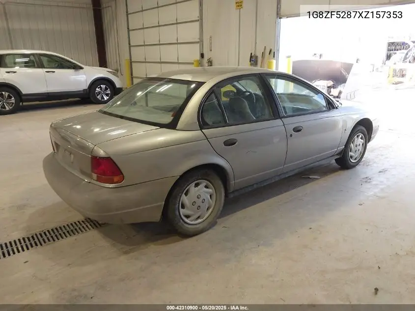 1999 Saturn Sl VIN: 1G8ZF5287XZ157353 Lot: 42310900