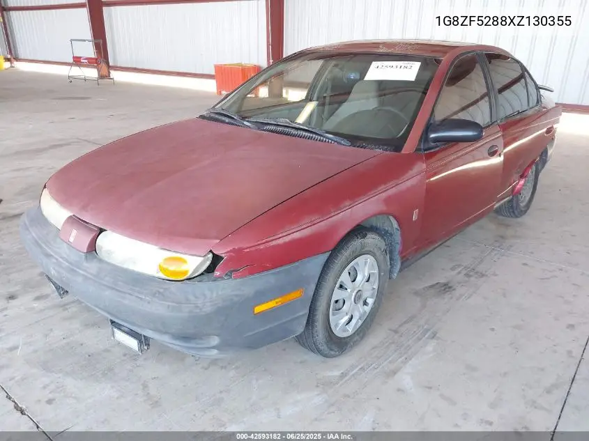 1999 Saturn Sl VIN: 1G8ZF5288XZ130355 Lot: 42593182