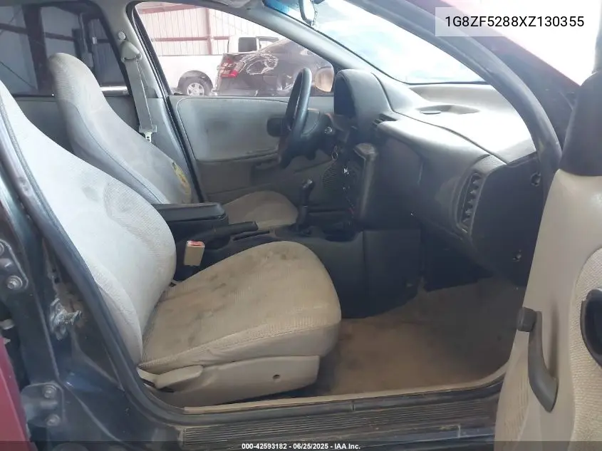 1999 Saturn Sl VIN: 1G8ZF5288XZ130355 Lot: 42593182