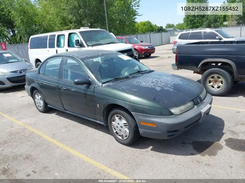 1999 Saturn Sl1 VIN: 1G8ZH5287XZ155452 Lot: 42646457