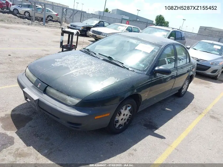 1999 Saturn Sl1 VIN: 1G8ZH5287XZ155452 Lot: 42646457