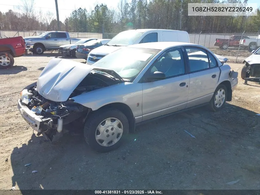 2000 Saturn Sl1 VIN: 1G8ZH5282YZ226249 Lot: 41381831