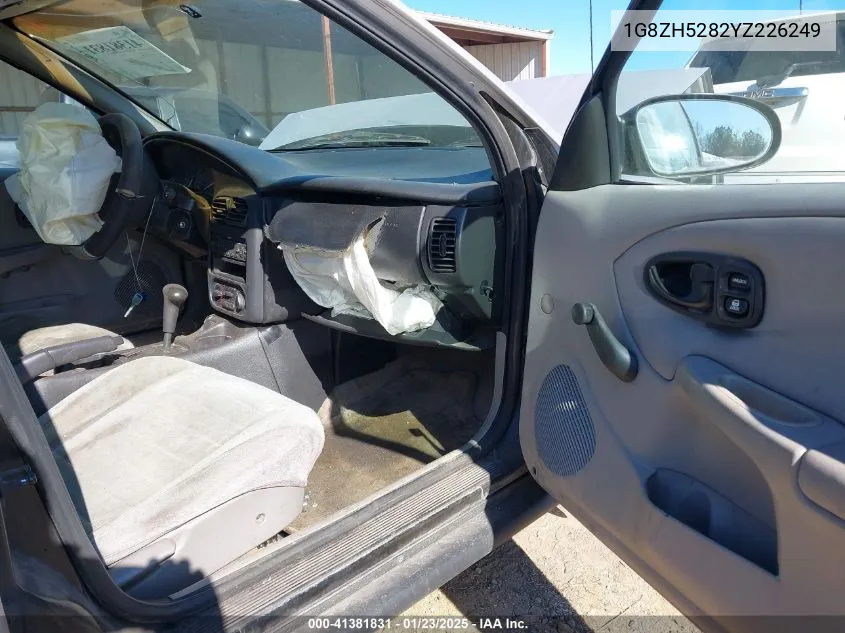 2000 Saturn Sl1 VIN: 1G8ZH5282YZ226249 Lot: 41381831