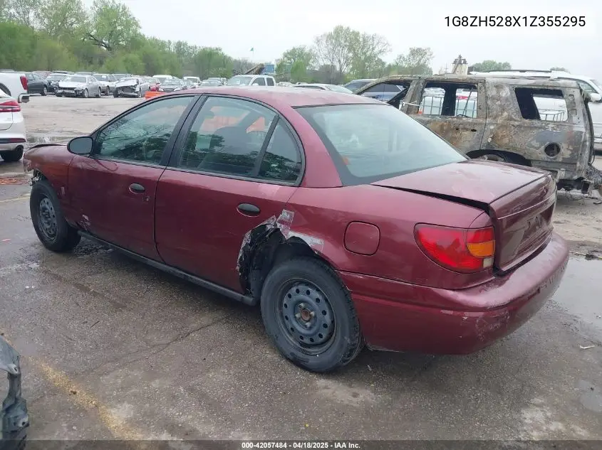 2001 Saturn Sl1 VIN: 1G8ZH528X1Z355295 Lot: 42057484