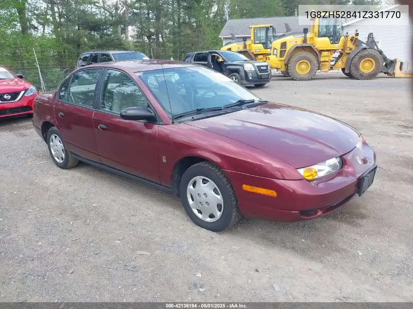 2001 Saturn Sl1 VIN: 1G8ZH52841Z331770 Lot: 42136194