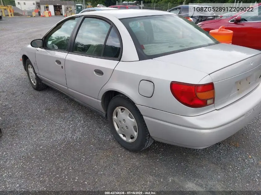 2001 Saturn Sl1 VIN: 1G8ZG52891Z209022 Lot: 42744336