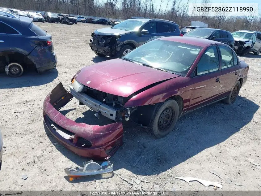 2002 Saturn Sl VIN: 1G8ZF52862Z118990 Lot: 12297918