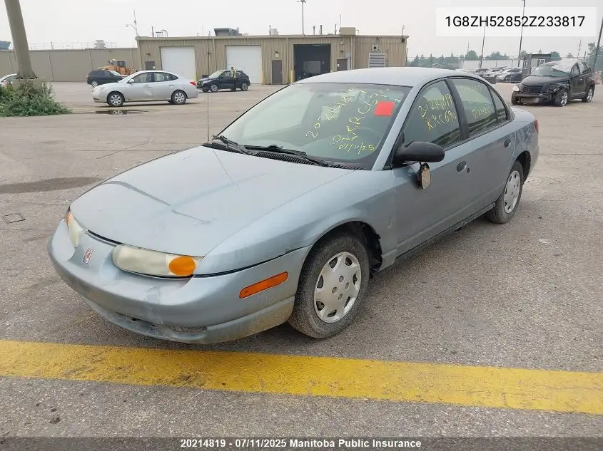 2002 Saturn Sl1 VIN: 1G8ZH52852Z233817 Lot: 20214819