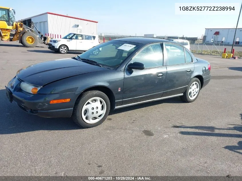 2002 Saturn S-Series Sl2 VIN: 1G8ZK52772Z238994 Lot: 40671203
