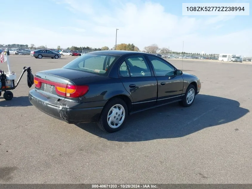 2002 Saturn S-Series Sl2 VIN: 1G8ZK52772Z238994 Lot: 40671203