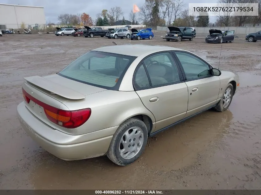 2002 Saturn S-Series Sl2 VIN: 1G8ZK52762Z179534 Lot: 40896282
