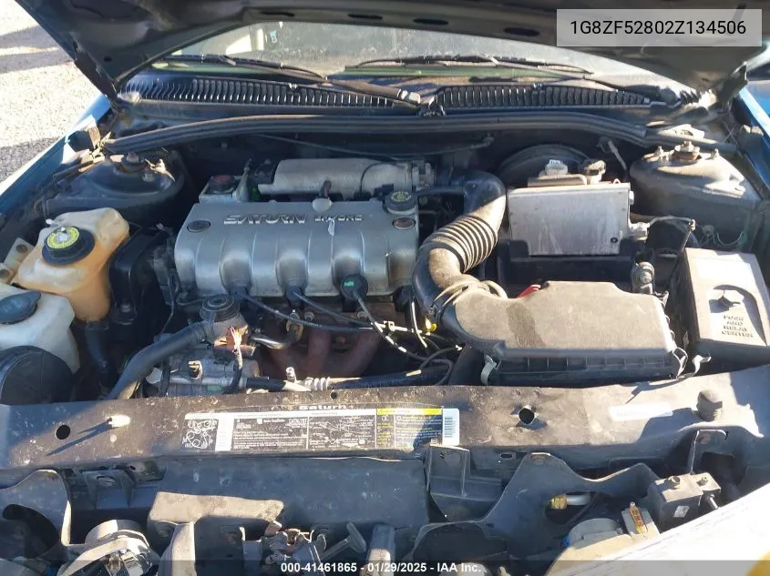 2002 Saturn S-Series Sl VIN: 1G8ZF52802Z134506 Lot: 41461865