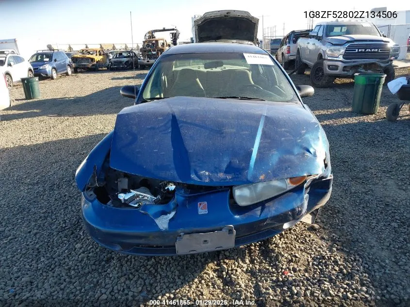 2002 Saturn S-Series Sl VIN: 1G8ZF52802Z134506 Lot: 41461865