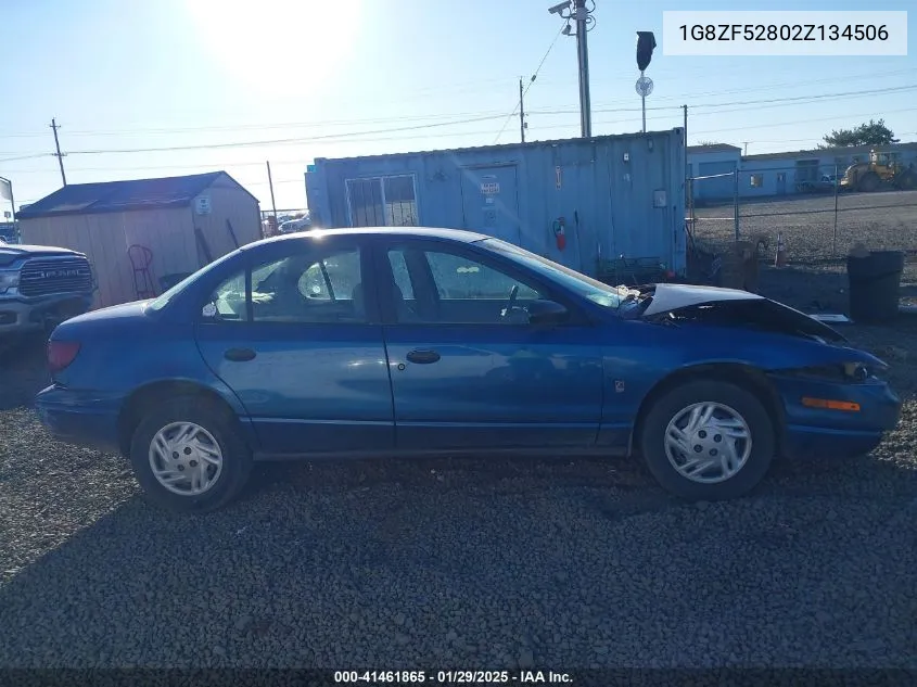 2002 Saturn S-Series Sl VIN: 1G8ZF52802Z134506 Lot: 41461865