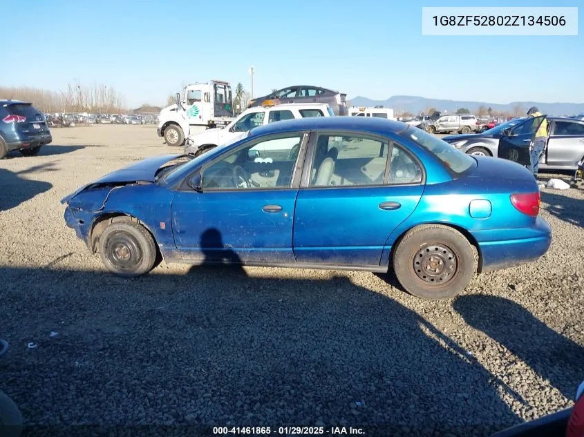 2002 Saturn S-Series Sl VIN: 1G8ZF52802Z134506 Lot: 41461865