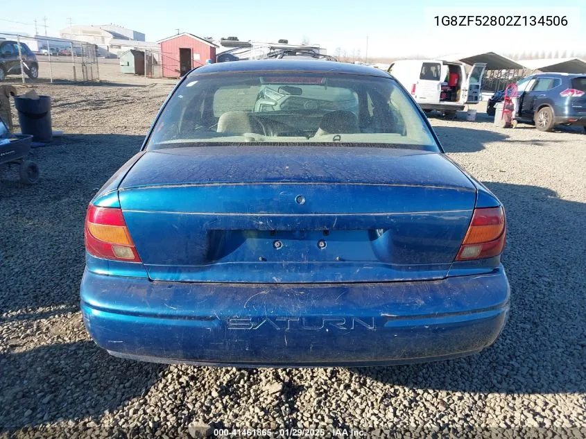 2002 Saturn S-Series Sl VIN: 1G8ZF52802Z134506 Lot: 41461865