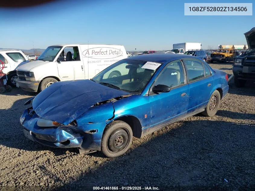2002 Saturn S-Series Sl VIN: 1G8ZF52802Z134506 Lot: 41461865
