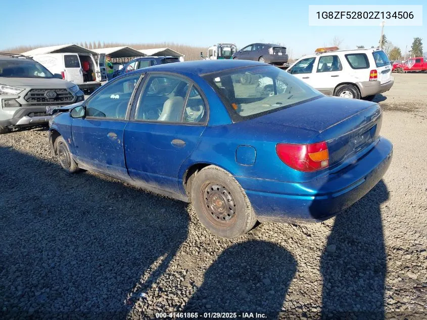 2002 Saturn S-Series Sl VIN: 1G8ZF52802Z134506 Lot: 41461865