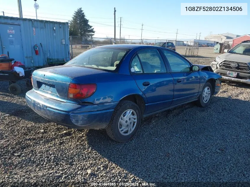 2002 Saturn S-Series Sl VIN: 1G8ZF52802Z134506 Lot: 41461865