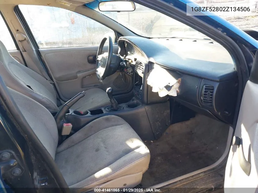 2002 Saturn S-Series Sl VIN: 1G8ZF52802Z134506 Lot: 41461865