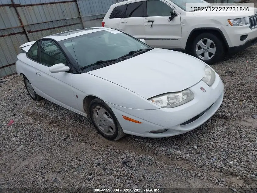 2002 Saturn S-Series Sc2 VIN: 1G8ZY12722Z231846 Lot: 41598094