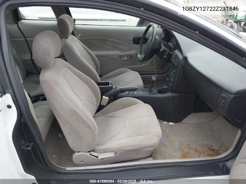 2002 Saturn S-Series Sc2 VIN: 1G8ZY12722Z231846 Lot: 41598094