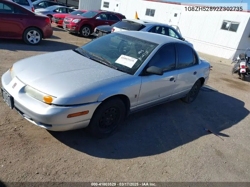 2002 Saturn S-Series Sl1 VIN: 1G8ZH52892Z302735 Lot: 41803529