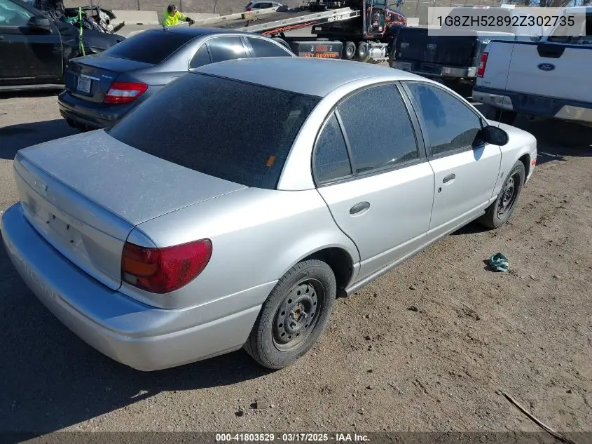 2002 Saturn S-Series Sl1 VIN: 1G8ZH52892Z302735 Lot: 41803529