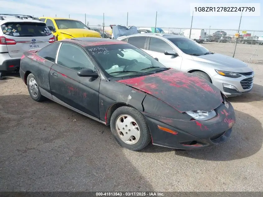 2002 Saturn S-Series Sc2 VIN: 1G8ZR12782Z247790 Lot: 41813543