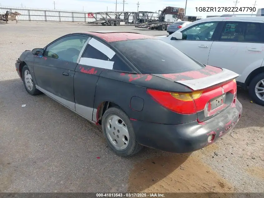2002 Saturn S-Series Sc2 VIN: 1G8ZR12782Z247790 Lot: 41813543