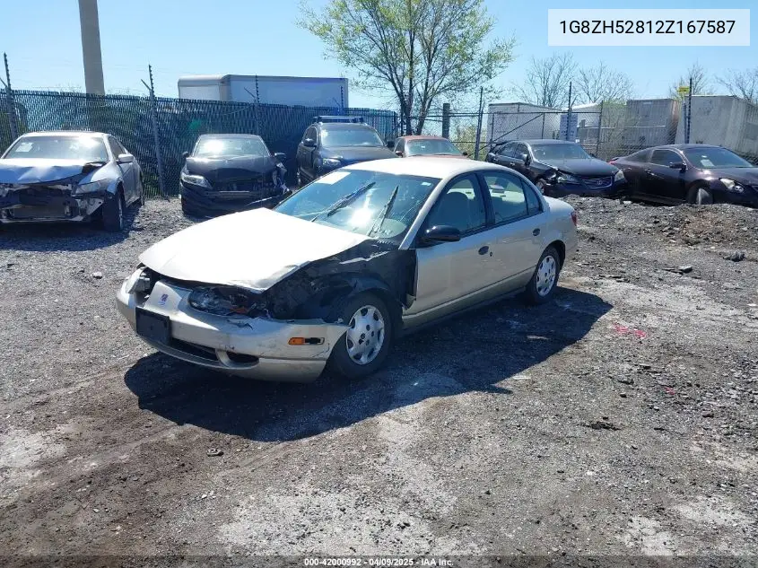 2002 Saturn S-Series Sl1 VIN: 1G8ZH52812Z167587 Lot: 42000992