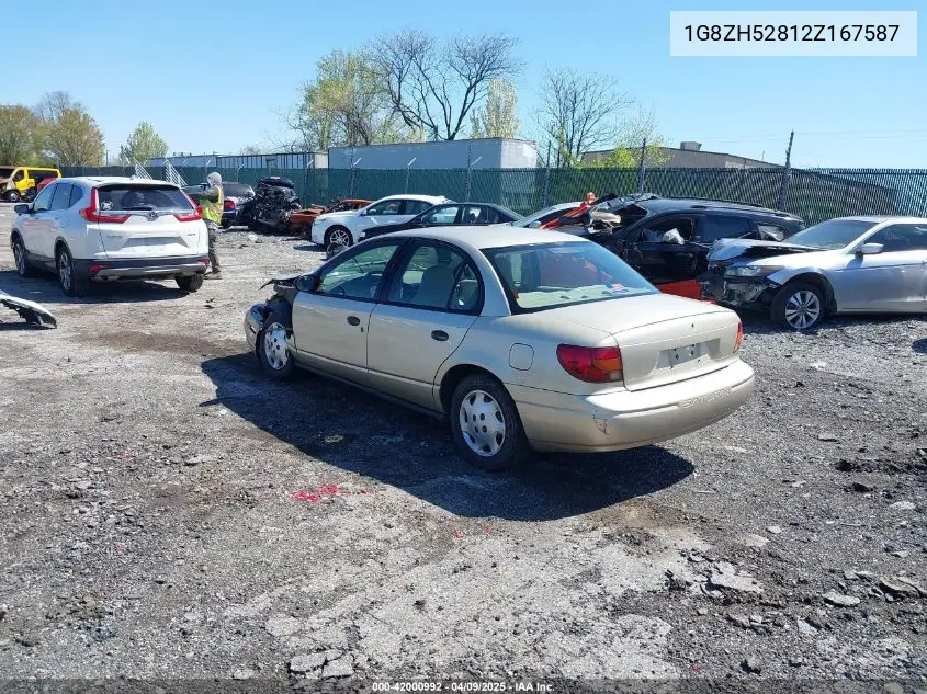 2002 Saturn S-Series Sl1 VIN: 1G8ZH52812Z167587 Lot: 42000992