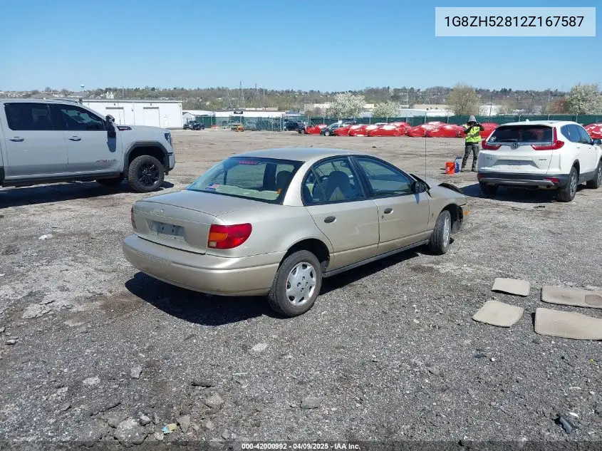 2002 Saturn S-Series Sl1 VIN: 1G8ZH52812Z167587 Lot: 42000992