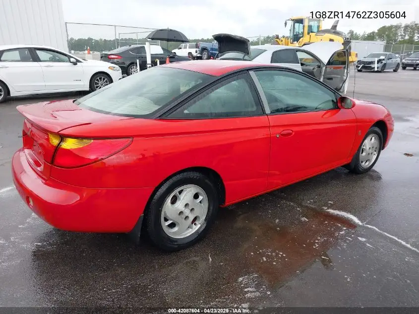 2002 Saturn S-Series Sc2 VIN: 1G8ZR14762Z305604 Lot: 42087604