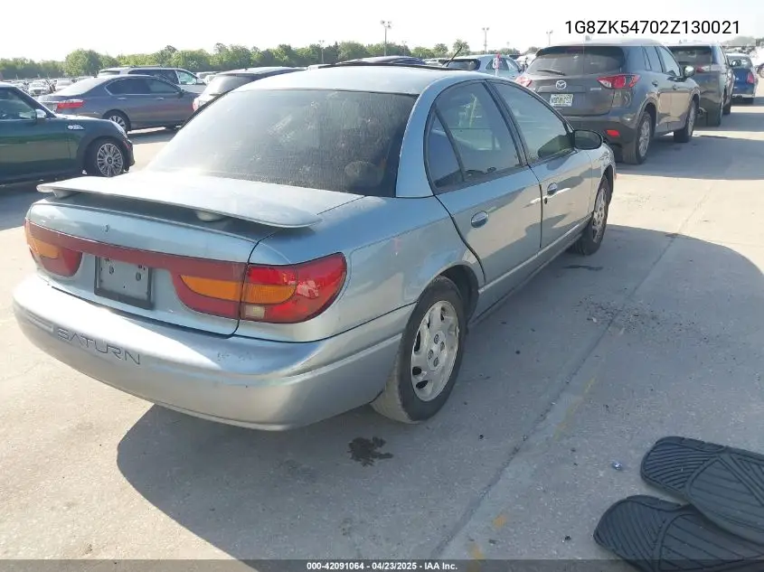 2002 Saturn S-Series Sl2 VIN: 1G8ZK54702Z130021 Lot: 42091064