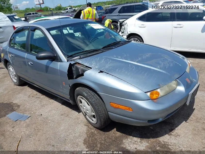 2002 Saturn S-Series Sl2 VIN: 1G8ZK52732Z152274 Lot: 42103737