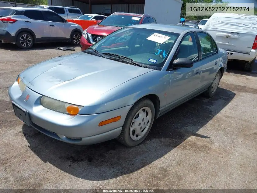 2002 Saturn S-Series Sl2 VIN: 1G8ZK52732Z152274 Lot: 42103737