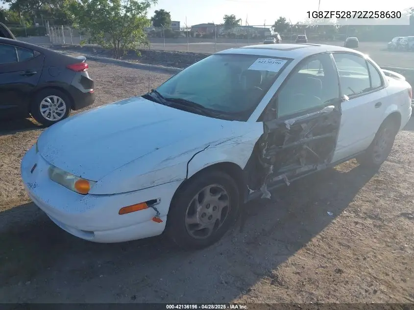 2002 Saturn S-Series Sl VIN: 1G8ZF52872Z258630 Lot: 42136196