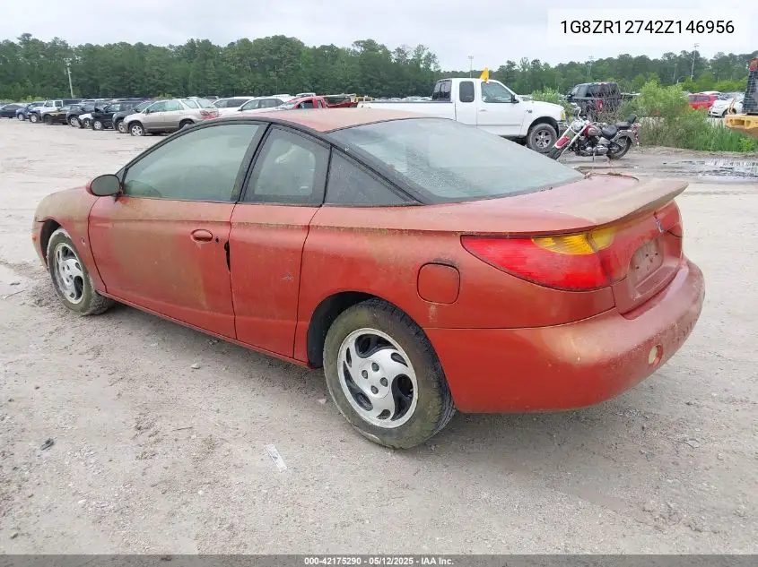 2002 Saturn S-Series Sc2 VIN: 1G8ZR12742Z146956 Lot: 42175290