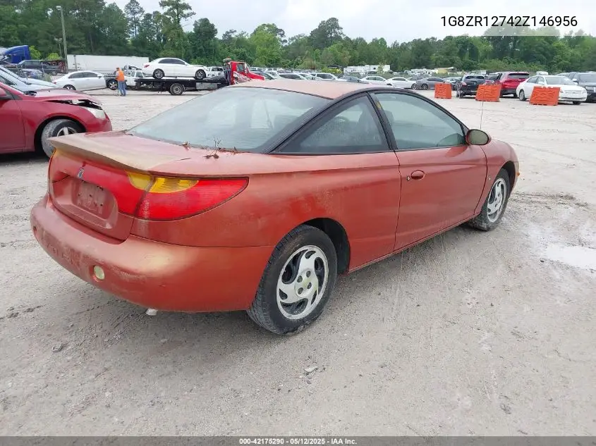 2002 Saturn S-Series Sc2 VIN: 1G8ZR12742Z146956 Lot: 42175290