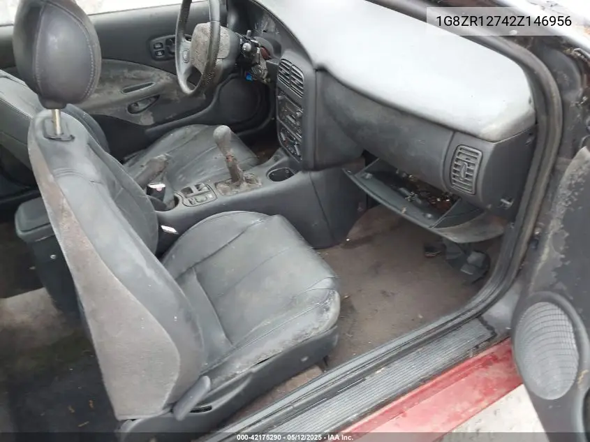2002 Saturn S-Series Sc2 VIN: 1G8ZR12742Z146956 Lot: 42175290