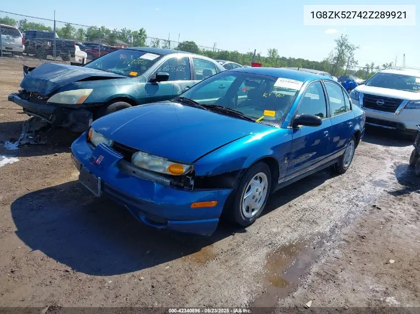 2002 Saturn S-Series Sl2 VIN: 1G8ZK52742Z289921 Lot: 42340896