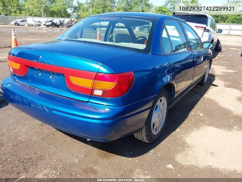 2002 Saturn S-Series Sl2 VIN: 1G8ZK52742Z289921 Lot: 42340896