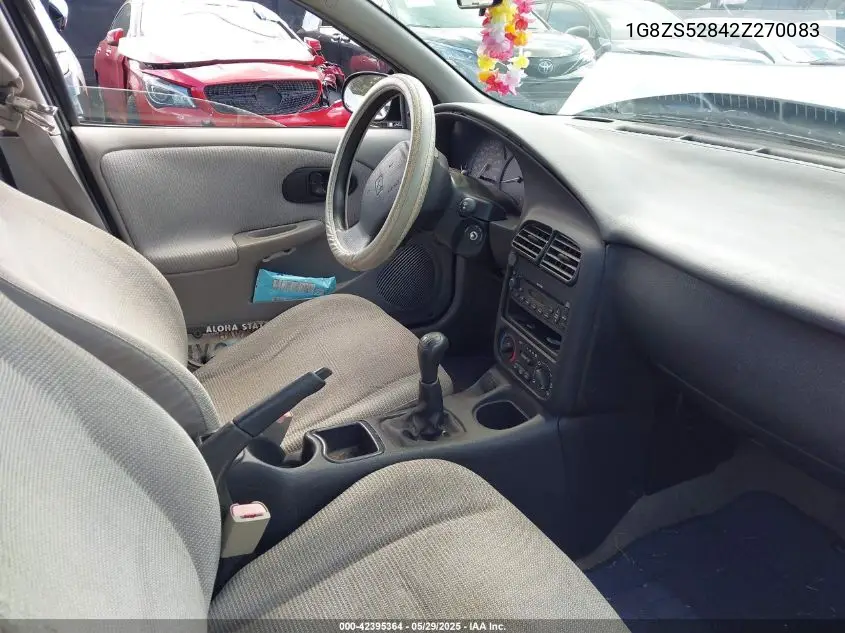 2002 Saturn S-Series Sl VIN: 1G8ZS52842Z270083 Lot: 42395364