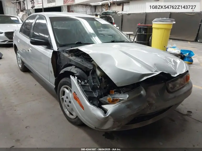2002 Saturn S-Series Sl2 VIN: 1G8ZK54762Z143727 Lot: 42441687
