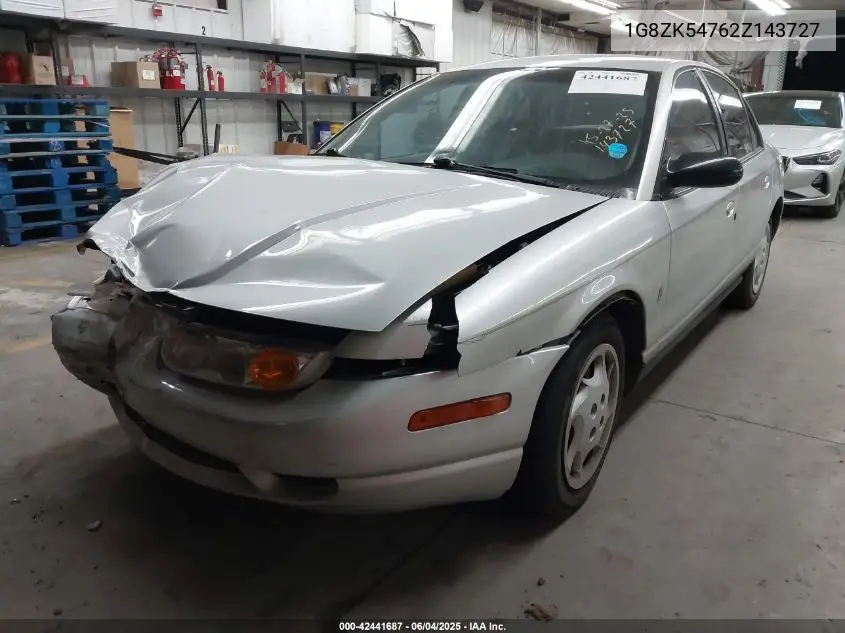2002 Saturn S-Series Sl2 VIN: 1G8ZK54762Z143727 Lot: 42441687