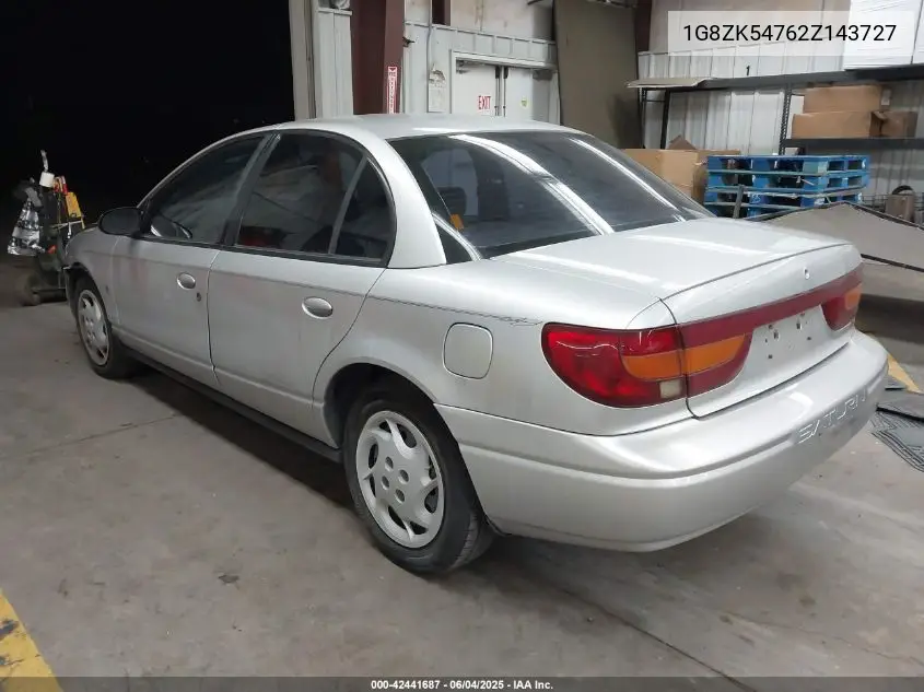 2002 Saturn S-Series Sl2 VIN: 1G8ZK54762Z143727 Lot: 42441687
